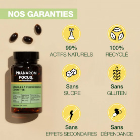 Complément alimentaire Focus - 60 capsules | Inula